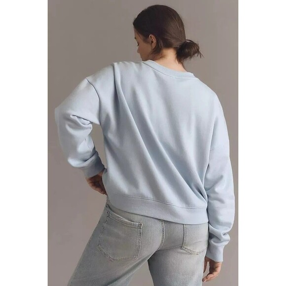 Maeve Rebecca Mayfield x Anthropologie Graphic Sweatshirt Top 1X PS NEW 276515 - Picture 6 of 11